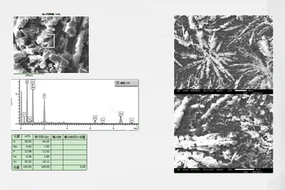 Filmtest – elektronenmicroscopische foto